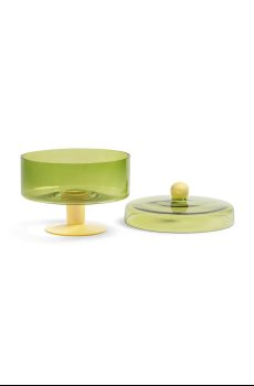 Подставка для торта с крышкой &k amsterdam duo green 1,65 L