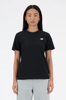 Женская черная футболка Small Logo Черный S New Balance WT41509BK