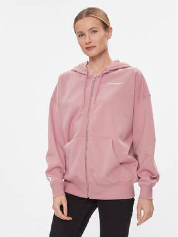 Converse Світшот Os Wordmark Fz Hoodie 10024532-A07 Рожевий Regular Fit Converse Світшот Os Wordmark Fz Hoodie 10024532-A07 Рожевий Regular Fit