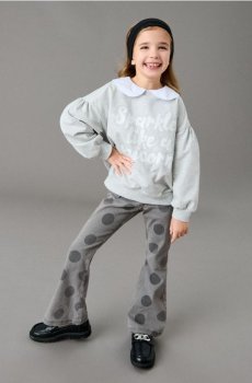 Розкльошені штани - сірий