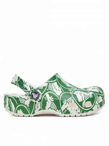 Crocs Шльопанці Classic Duke Print Clog K 210007 Зелений Crocs Шльопанці Classic Duke Print Clog K 210007 Зелений