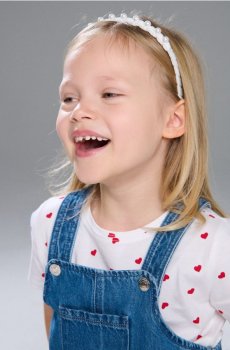 Обруч із декоративними перлинами - різнобарвний