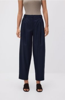 Reserved - Штани barrel leg - темно-синій - 030KK-59X