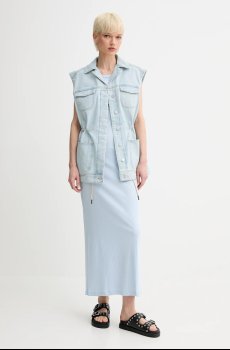 Джинсовая безрукавка MUNTHE USAMI