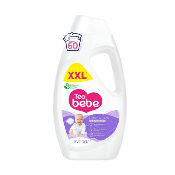 Гель для стирки Teo Bebe Gentle & Clean Lavender для детских вещей, 60 стирок, 2.7 л Гель для стирки Teo Bebe Gentle & Clean Lavender для детских вещей, 60 стирок, 2.7 л