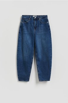 Reserved - Джинси barrel leg - синій - 181IT-55J