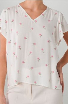 Віскозна блузка - різнобарвний