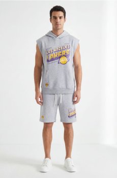 Світшот без рукавів Los Angeles Lakers NBA - сірий