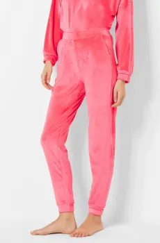 Женские розовые велюровые брюки DUNKAN Розовый XS Etam 6541170