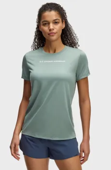 Женская мятная футболка UA TECH PTH GRAPHIC SSC Ментоловый XS Under Armour 1389726-348