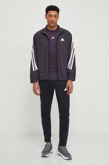 Футболка для тренинга adidas Performance HIIT цвет фиолетовый однотонная Футболка для тренинга adidas Performance HIIT цвет фиолетовый однотонная