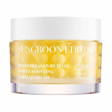Крем для лица Sungboon Editor Deep Collagen Retinol Power Boosting Capsule Cream с коллагеном и ретинолом, 50 мл Крем для лица Sungboon Editor Deep Collagen Retinol Power Boosting Capsule Cream с коллагеном и ретинолом, 50 мл