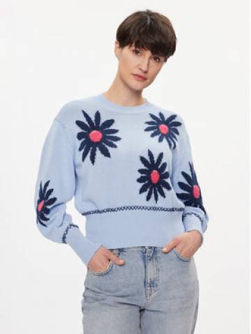 United Colors Of Benetton Светр 1194E108Y Блакитний Regular Fit United Colors Of Benetton Светр 1194E108Y Блакитний Regular Fit