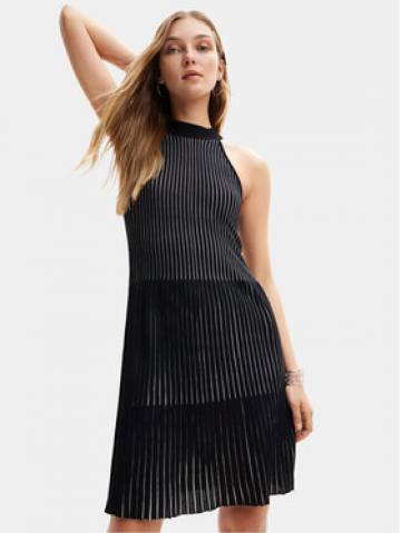 Desigual Літня сукня Mirna 24SWVF06 Чорний Regular Fit Desigual Літня сукня Mirna 24SWVF06 Чорний Regular Fit