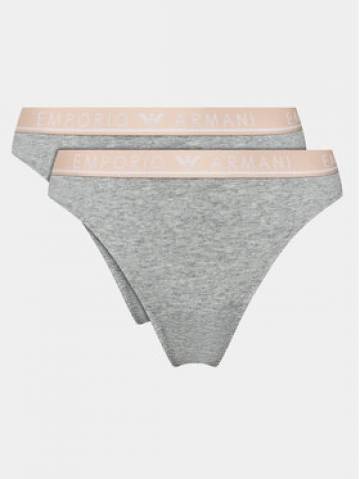 Emporio Armani Underwear Набір з 2 пар трусів 163337 3F227 00948 Сірий Emporio Armani Underwear Набір з 2 пар трусів 163337 3F227 00948 Сірий