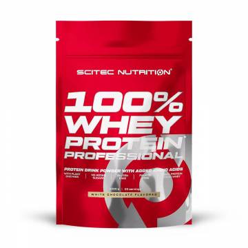 Пpoтeин Scitec Nutrition 100% Whey Protein Professional Белый шоколад, в порошке, 1 кг Пpoтeин Scitec Nutrition 100% Whey Protein Professional Белый шоколад, в порошке, 1 кг