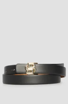 Женский черный кожаный ремень Черный 85 BOSS 50542179;006