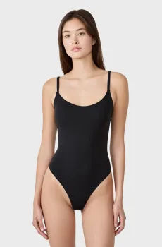 Женское черное боди PURE SOFT Черный S Etam 6554872