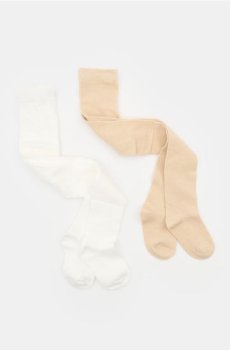 Колготки для немовлят – упаковка з 2 штук - нюдовий