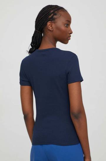 Футболка Tommy Jeans женская цвет синий DW0DW17383 Футболка Tommy Jeans женская цвет синий DW0DW17383