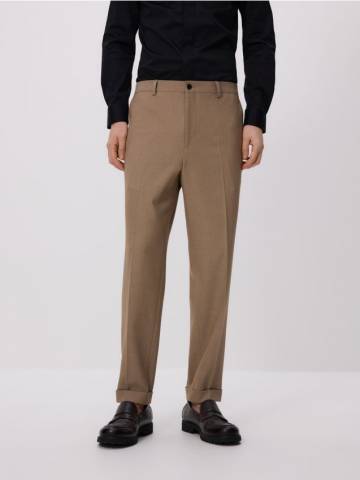 Reserved - Костюмні штани зі стрілками - бежевий - 8510H-80M