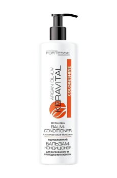Бальзам-кондиціонер FORTESSE Color & Shine KeraVital Revitalizing Balm-Conditioner для окрашенных и поврежденных волос, 400 мл