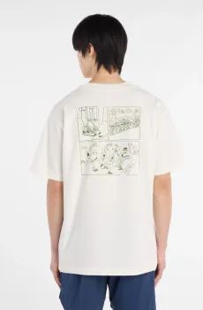 Мужская бежевая футболка Runners Arent Normal Белый M New Balance MT53921SST