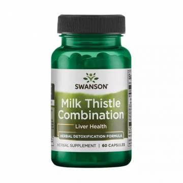 Комбинация расторопши Swanson Milk Thistle Combination, 60 капсул