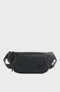 Мужская черная поясная сумка Черный ONESIZE HUGO 50552900;005