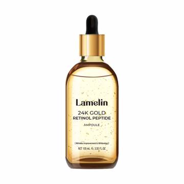 Сыворотка для лица Lamelin 24K Gold Retinol Peptide Ampoule с ретинолом и пептидами, 105 мл Сыворотка для лица Lamelin 24K Gold Retinol Peptide Ampoule с ретинолом и пептидами, 105 мл