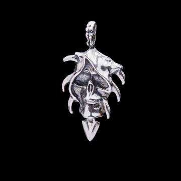 Серебряная подвеска "Череп" 13849 Серебряная подвеска "Череп" 13849