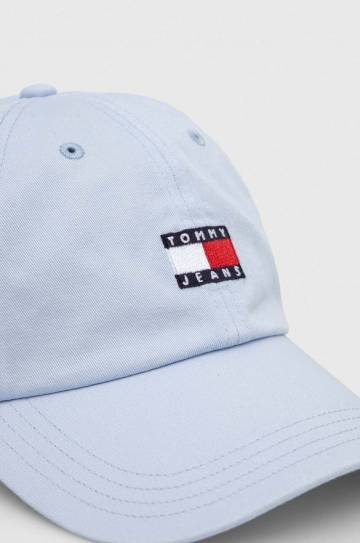 Хлопковая кепка Tommy Jeans с аппликацией Хлопковая кепка Tommy Jeans с аппликацией