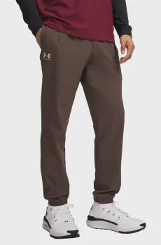 Мужские коричневые спортивные брюки UA Vibe Woven Jogger Коричневый L Under Armour 1386557-200