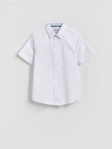 Reserved - Бавовняна сорочка - білий - 873FG-00X