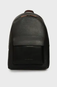 Мужской черный кожаный рюкзак CASUAL PREP Черный ONESIZE Tommy Hilfiger AM0AM13502