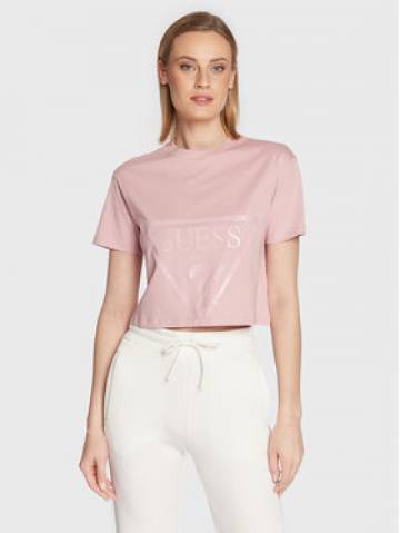 Guess Футболка Adele V2YI06 K8HM0 Рожевий Regular Fit Guess Футболка Adele V2YI06 K8HM0 Рожевий Regular Fit