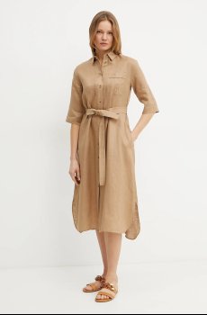 Льняное платье MM by Max Mara