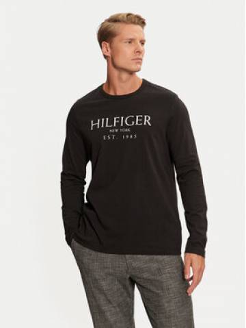 Tommy Hilfiger Longsleeve MW0MW36502 Чорний Regular Fit Tommy Hilfiger Longsleeve MW0MW36502 Чорний Regular Fit