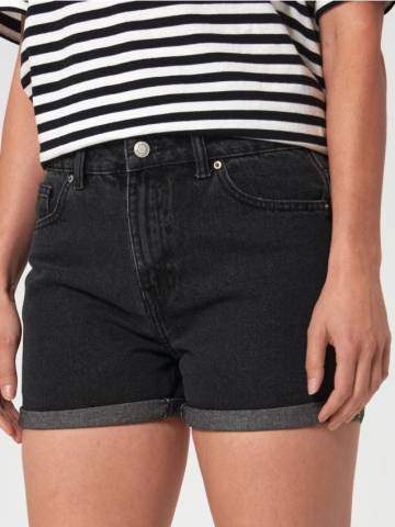 Джинсові шорти high waist mom - чорний Джинсові шорти high waist mom - чорний