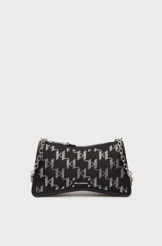 Женская черная сумка K SEVEN ELEMENT Черный ONESIZE Karl Lagerfeld 240W3041