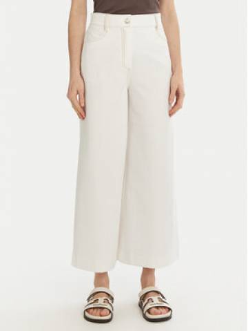 Max Mara Leisure Кюлоти Fausto 2516781037 Білий Regular Fit Max Mara Leisure Кюлоти Fausto 2516781037 Білий Regular Fit
