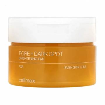Осветляющие тонер-пады для лица Celimax Pore + Dark Spot Brightening Pad, 100 мл, 40 шт Осветляющие тонер-пады для лица Celimax Pore + Dark Spot Brightening Pad, 100 мл, 40 шт