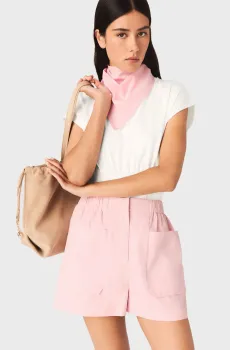 Женские розовые шорты Розовый 38 MAJE MFPSH00759_Pink