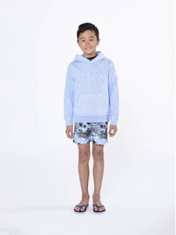 Boss Світшот J25O47 S Блакитний Regular Fit Boss Світшот J25O47 S Блакитний Regular Fit