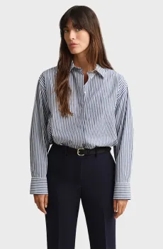 Женская рубашка в полоску STRIPE POPLIN Разноцветный 36 Gant 4300665