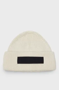 Мужская жемчужная шапка RIBBED BEANIE Жемчужный ONESIZE Gant 9910024