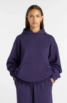 Женское фиолетовое худи Athletics French Terry Фиолетовый L New Balance WT41537BOY