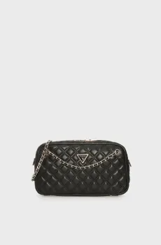 Женская черная сумка GIULLY II Черный ONESIZE Guess HWQG9673080