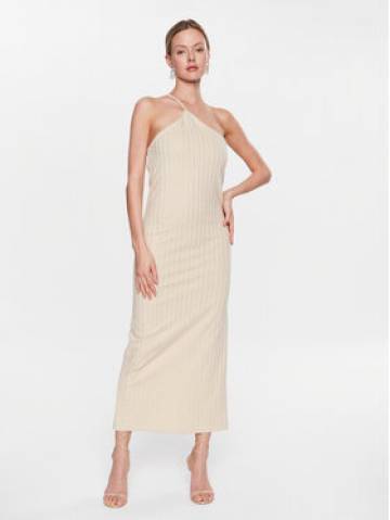 Samsøe Samsøe Повсякденна сукня Crystal F23100200 Бежевий Slim Fit Samsøe Samsøe Повсякденна сукня Crystal F23100200 Бежевий Slim Fit