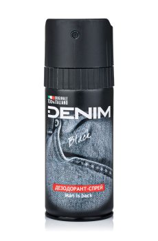 Дезодорант-спрей DENIM Black мужской, 150 мл